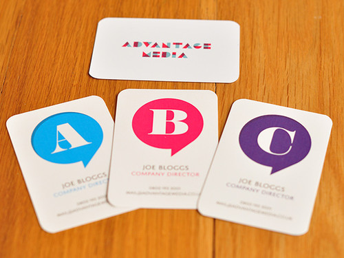 Rounded Business Cards